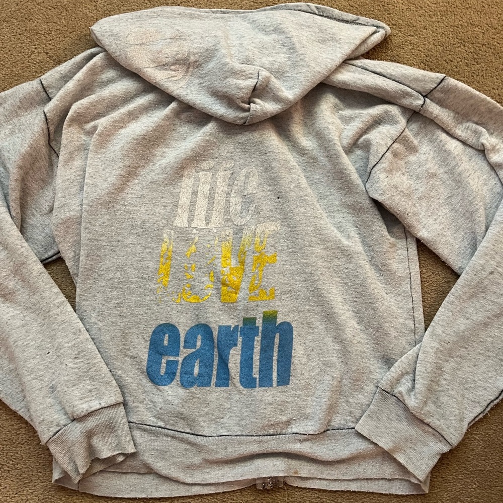 JET Cozy Zip-Up Hoodie US 4 Grey
